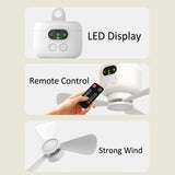Portable Ceiling Fan White