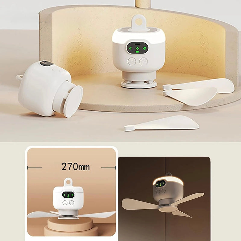 Portable Ceiling Fan White