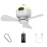 Portable Ceiling Fan White