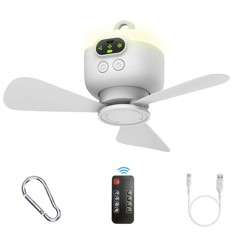 Portable Ceiling Fan White