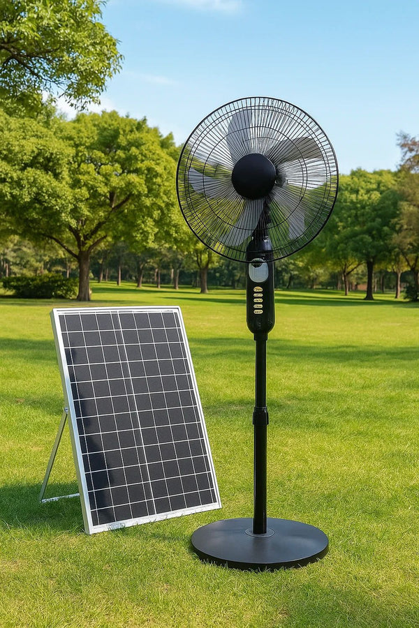 Portable Solar Floor Fan