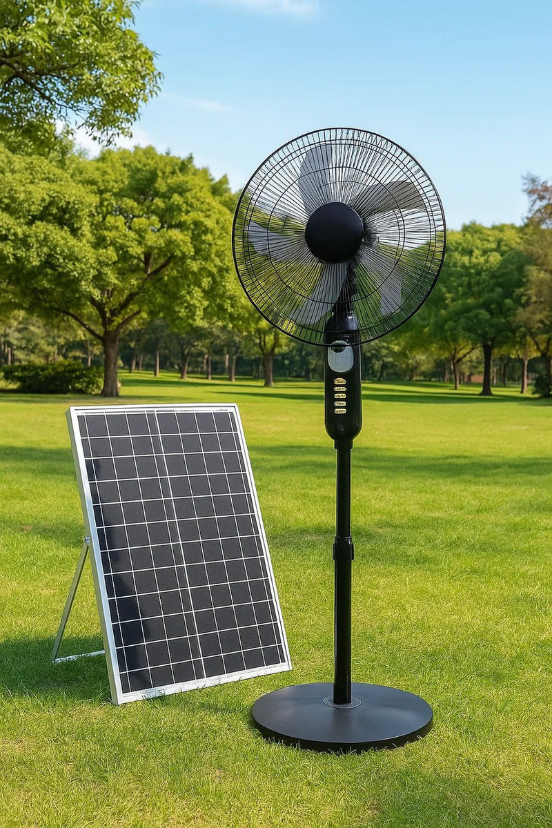 Portable Solar Floor Fan