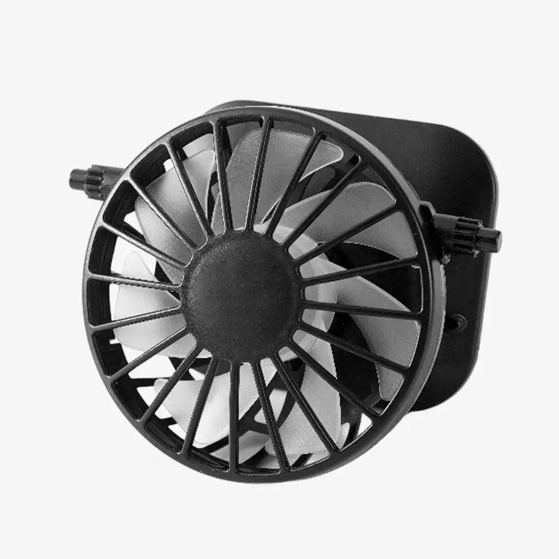 Solar Powered Fan with Adjustable Bracket Ultra Quiet Waterproof Design for Outdoor Courtyard Terrace Energy Saving No Wiring