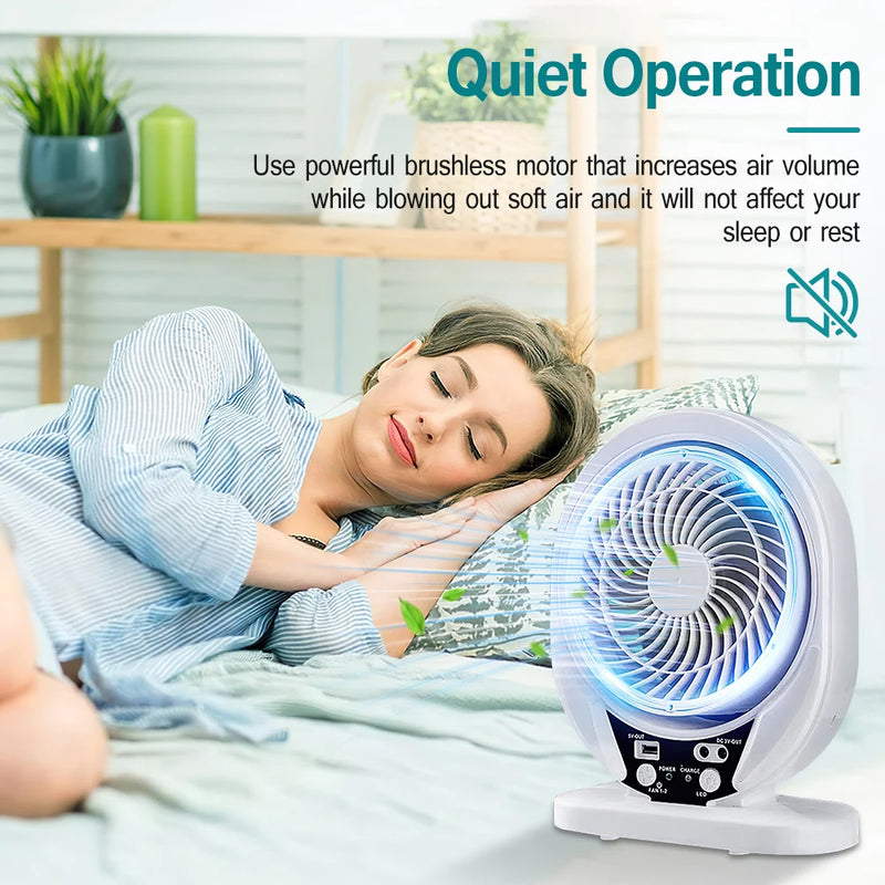 Portable Outdoor Solar Fan