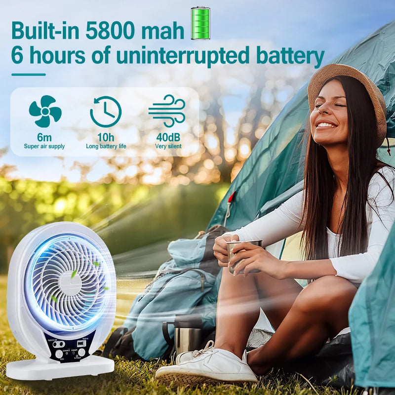 Portable Outdoor Solar Fan